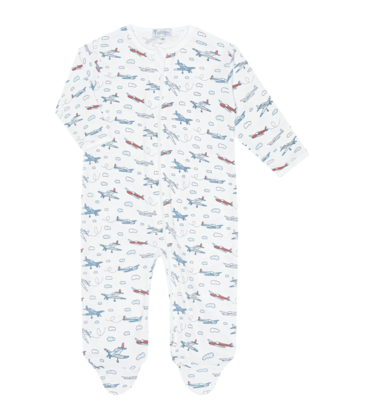 Nella Pima Nella Pima Cloud Chasers Zipper Footie