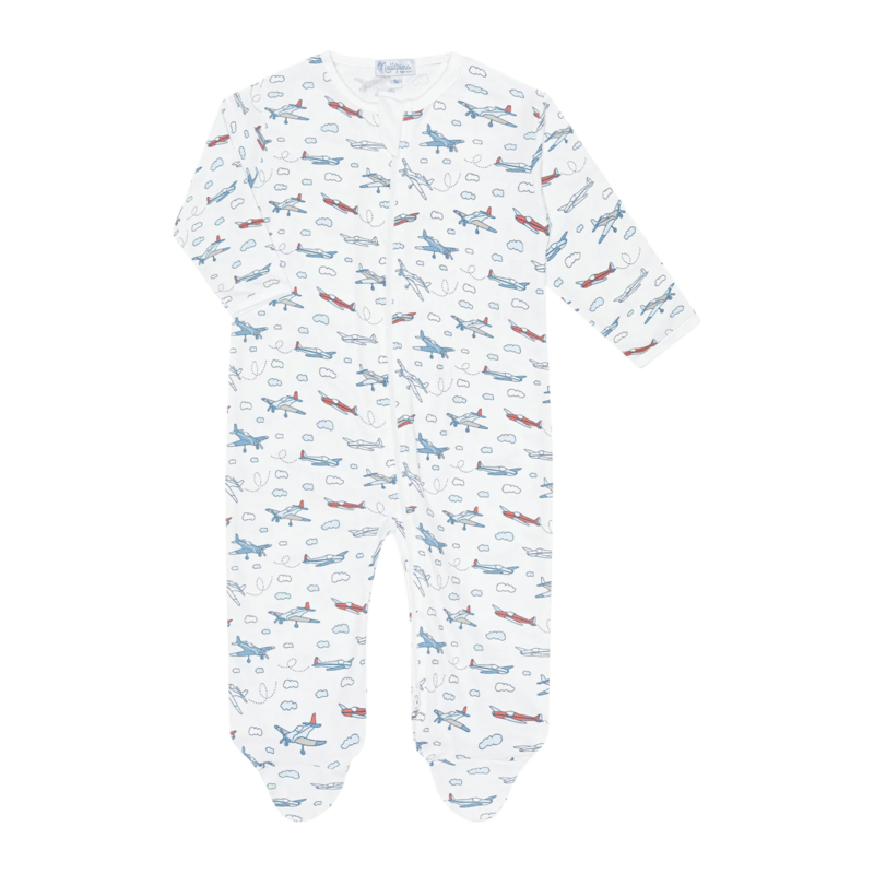 Nella Pima Nella Pima Cloud Chasers Zipper Footie