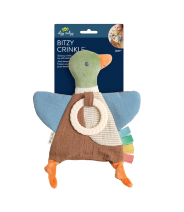 Itzy Ritzy Mallard Duck Bitzy Crinkle
