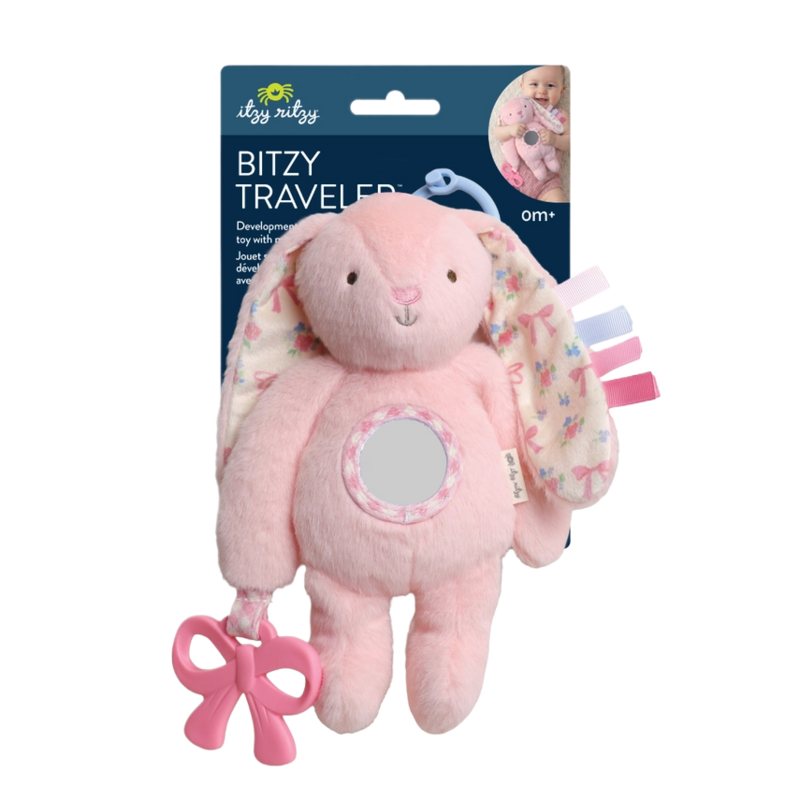 Itzy Ritzy Pink Bunny Bitzy Traveler