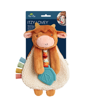 Itzy Ritzy Highland Cow Itzy Friends Lovey