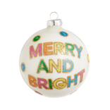 Raz Imports Merry and Bright 4" Neon Cookies Ball Ornament