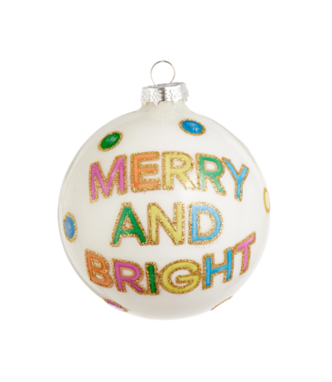 Raz Imports Merry and Bright 4" Neon Cookies Ball Ornament
