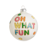 Raz Imports Oh What Fun 4" Neon Cookies Ball Ornament