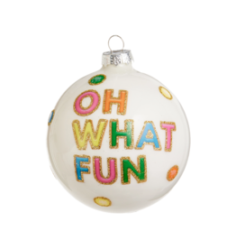 Raz Imports Oh What Fun 4" Neon Cookies Ball Ornament