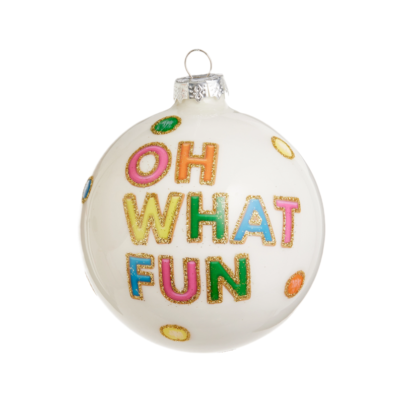 Raz Imports Oh What Fun 4" Neon Cookies Ball Ornament