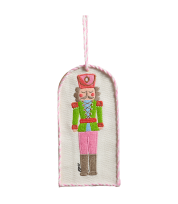 Raz Imports Needlepoint Pastel Nutcracker Ballet Ornament