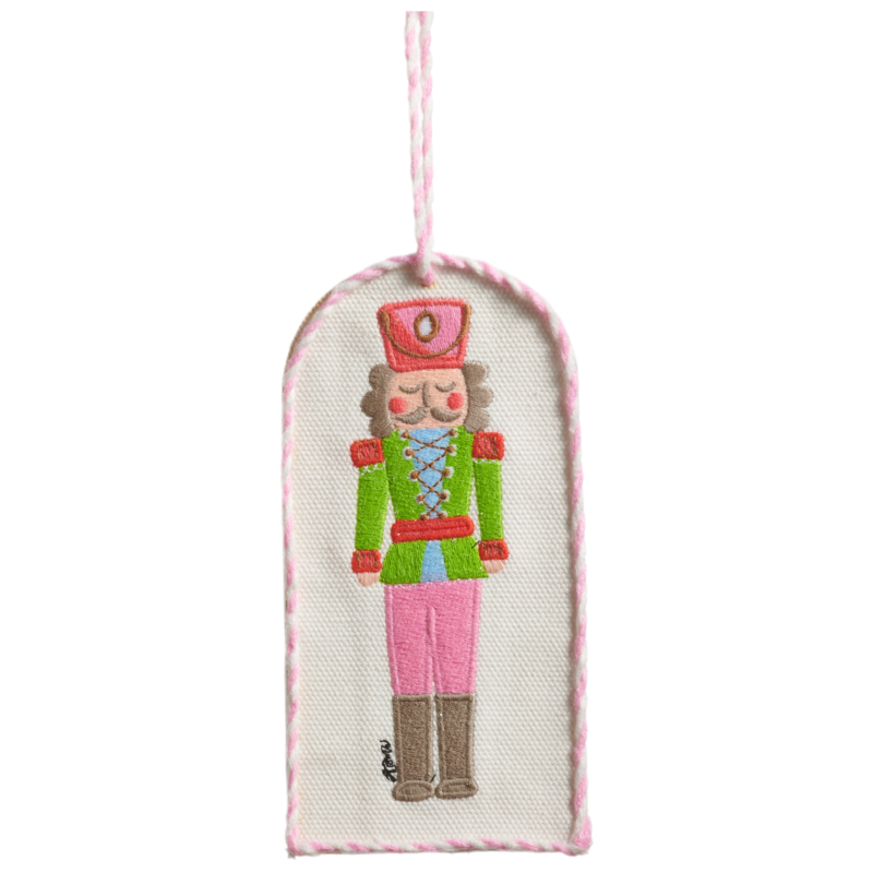 Raz Imports Needlepoint Pastel Nutcracker Ballet Ornament