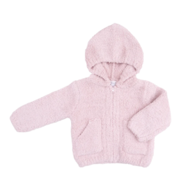 Angel Dear Angel Dear Chenille Hooded Jacket - Blush