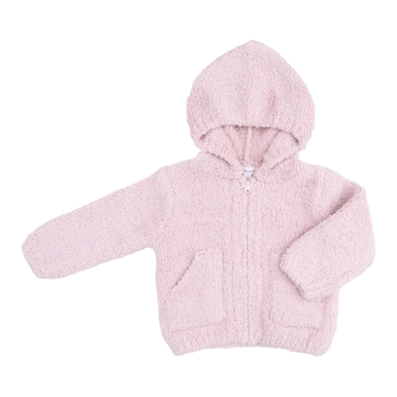 Angel Dear Angel Dear Chenille Hooded Jacket - Blush