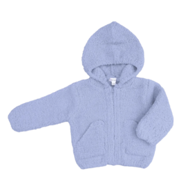 Angel Dear Angel Dear Chenille Hooded Jacket - Dusty Blue