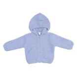 Angel Dear Angel Dear Chenille Hooded Jacket - Dusty Blue