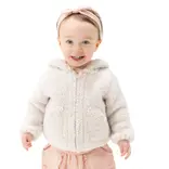 Angel Dear Angel Dear Chenille Hooded Jacket - Natural
