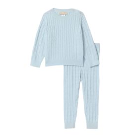 The Beaufort Bonnet Company TBBC Crawford Cable Knit Set - Buckhead Blue