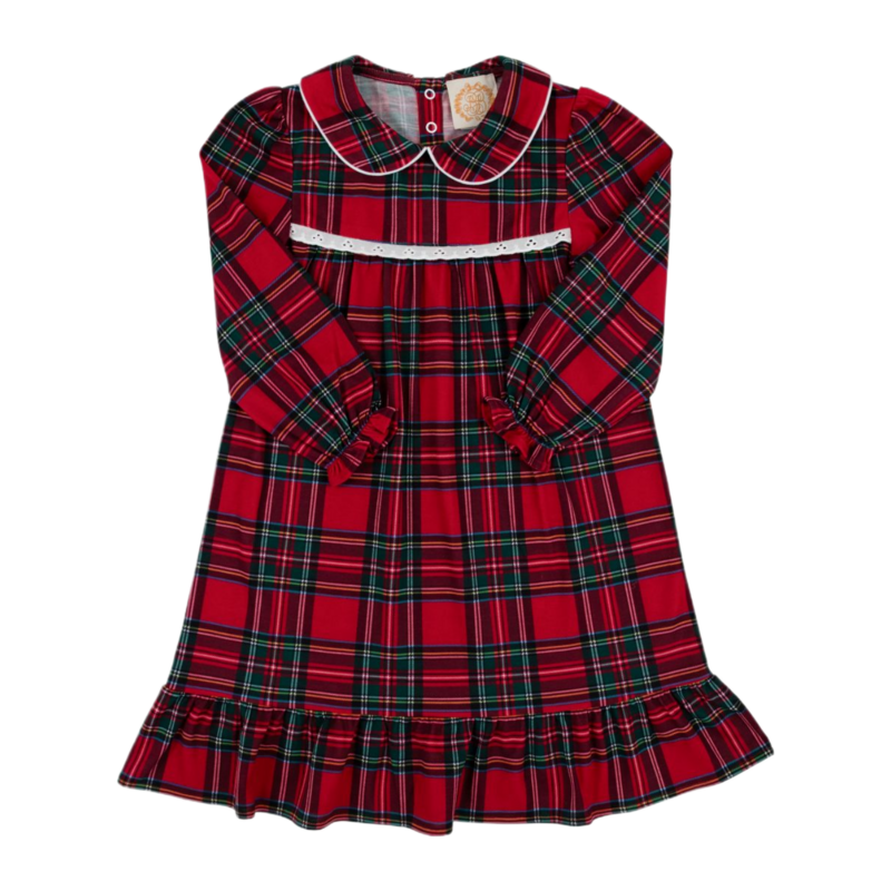 The Beaufort Bonnet Company TBBC Goldie Locks Gown - Society Prep Plaid/WAW