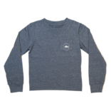 Saltwater Boys Co. Saltwater Boys Co. Heather Blue Turkey Tee