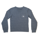 Saltwater Boys Co. Saltwater Boys Co. Heather Blue Deer Tee