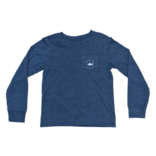 Saltwater Boys Co. Saltwater Boys Co. Heather Blue Playbook Tee