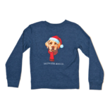 Saltwater Boys Co. Saltwater Boys Co. Heather Blue Christmas Lab Tee
