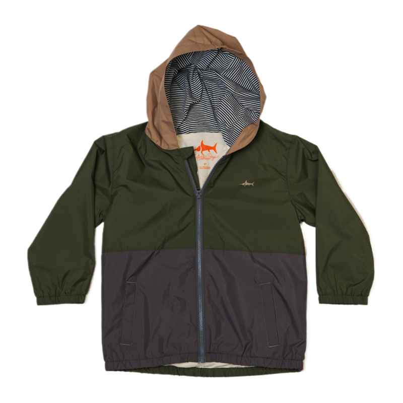 Saltwater Boys Co. Saltwater Boys Co. Olive Rain Jacket