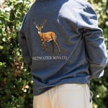 Saltwater Boys Co. Saltwater Boys Co. Heather Blue Deer Tee