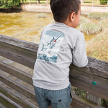 Saltwater Boys Co. Saltwater Boys Co. Heather Grey Offshore Boat Tee