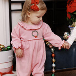 The Beaufort Bonnet Company TBBC Ramona Ruffle Romper - HHP/KKG/Wreath