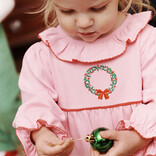 The Beaufort Bonnet Company TBBC Ramona Ruffle Romper - HHP/KKG/Wreath