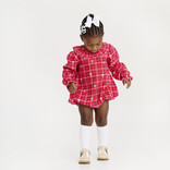 The Beaufort Bonnet Company TBBC Ramona Ruffle Bubble Flannel - Torrington Tartan/PP