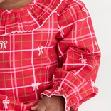 The Beaufort Bonnet Company TBBC Ramona Ruffle Bubble Flannel - Torrington Tartan/PP