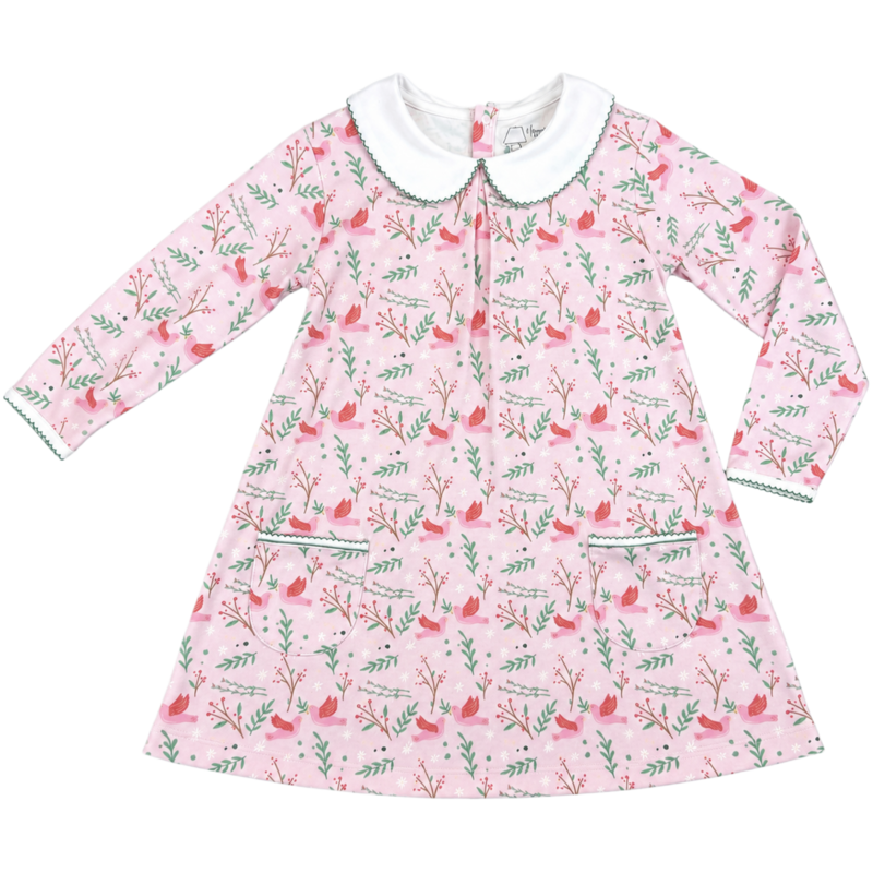 Heyward House Heyward House Turtle Doves Twirl Dress