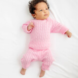 The Beaufort Bonnet Company TBBC Crawford Cable Knit Set - Pier Party Pink