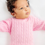 The Beaufort Bonnet Company TBBC Crawford Cable Knit Set - Pier Party Pink