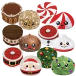 Novelty Brands Fun Doh Christmas Dumpling Squish Toy