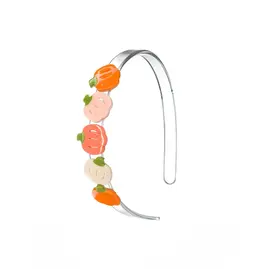 Lilies & Roses Multi Pumpkin Headband