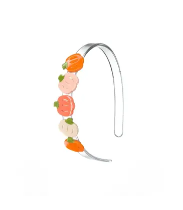 Lilies & Roses Multi Pumpkin Headband
