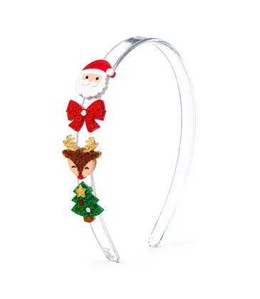 Lilies & Roses Santa Tree Reindeer Headband