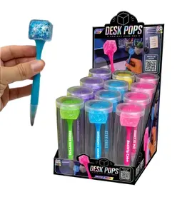 Novelty Brands Fun Doh Squishy Cube Pen Desk Pop