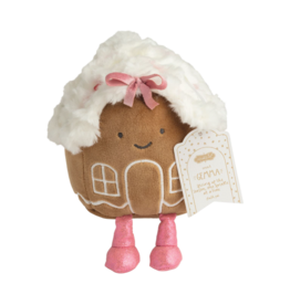 Mud Pie Mud Pie Gingerbread House Holiday Plush Pal