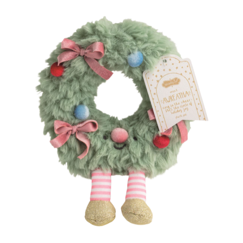 Mud Pie Mud Pie Wreath Holiday Plush Pal