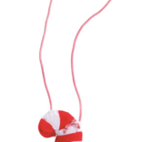 Mud Pie Mud Pie Candy Cane Plush Purse
