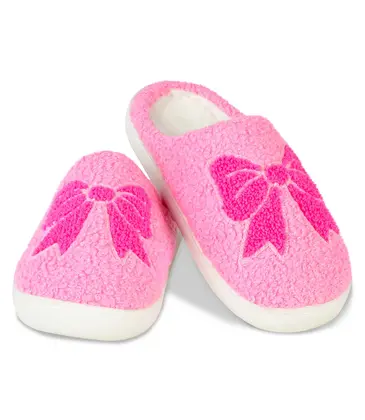 Iscream iscream Pink Cozy Bows Slippers