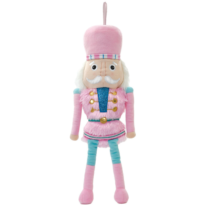 Iscream iscream Pink Nutcracker Plush Ornament