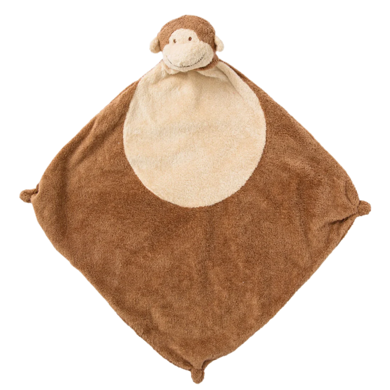 Angel Dear Angel Dear Lovie Blankie - Brown Monkey