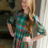 Briton Court Briton Court Forest Plaid Kelly Dress