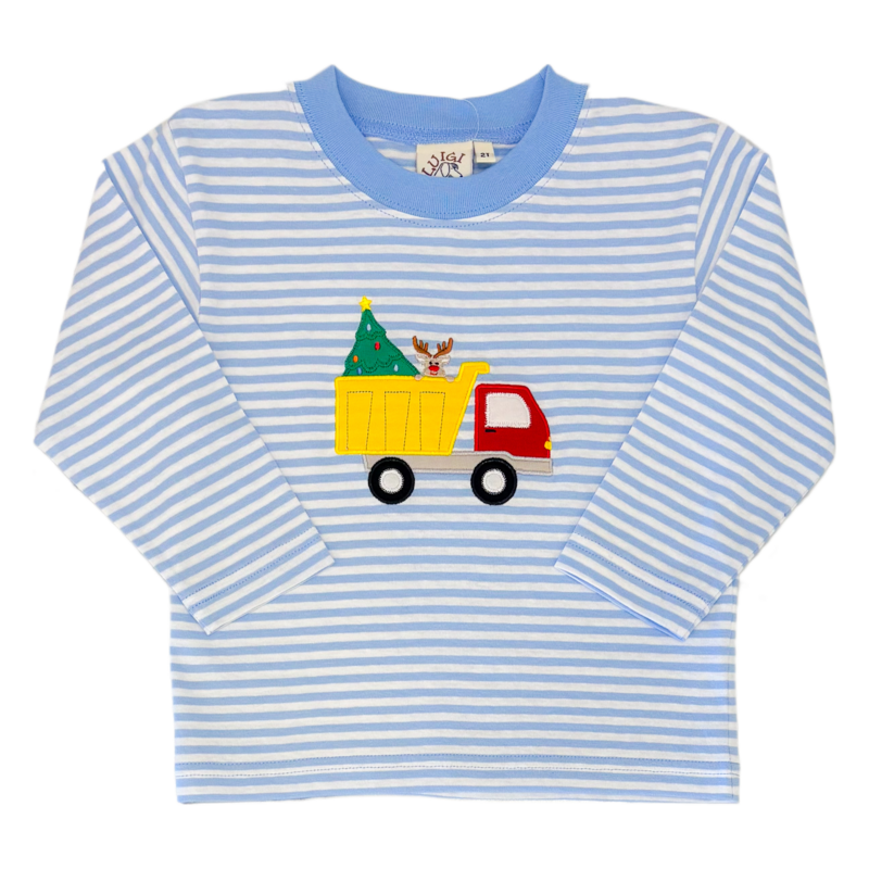 Luigi Luigi Dump Truck w/ Christmas Tree T-Shirt