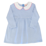 Luigi Luigi Sky Blue/ White Stripe Dress