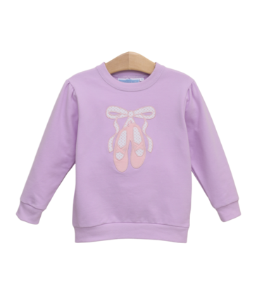 Trotter Street Kids Trotter Street Kids Ballet Shoes French Terry Pullover