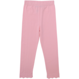 Trotter Street Kids Trotter Street Kids Light Pink Scalloped Leggings