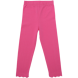 Trotter Street Kids Trotter Street Kids Pink Scalloped Leggings